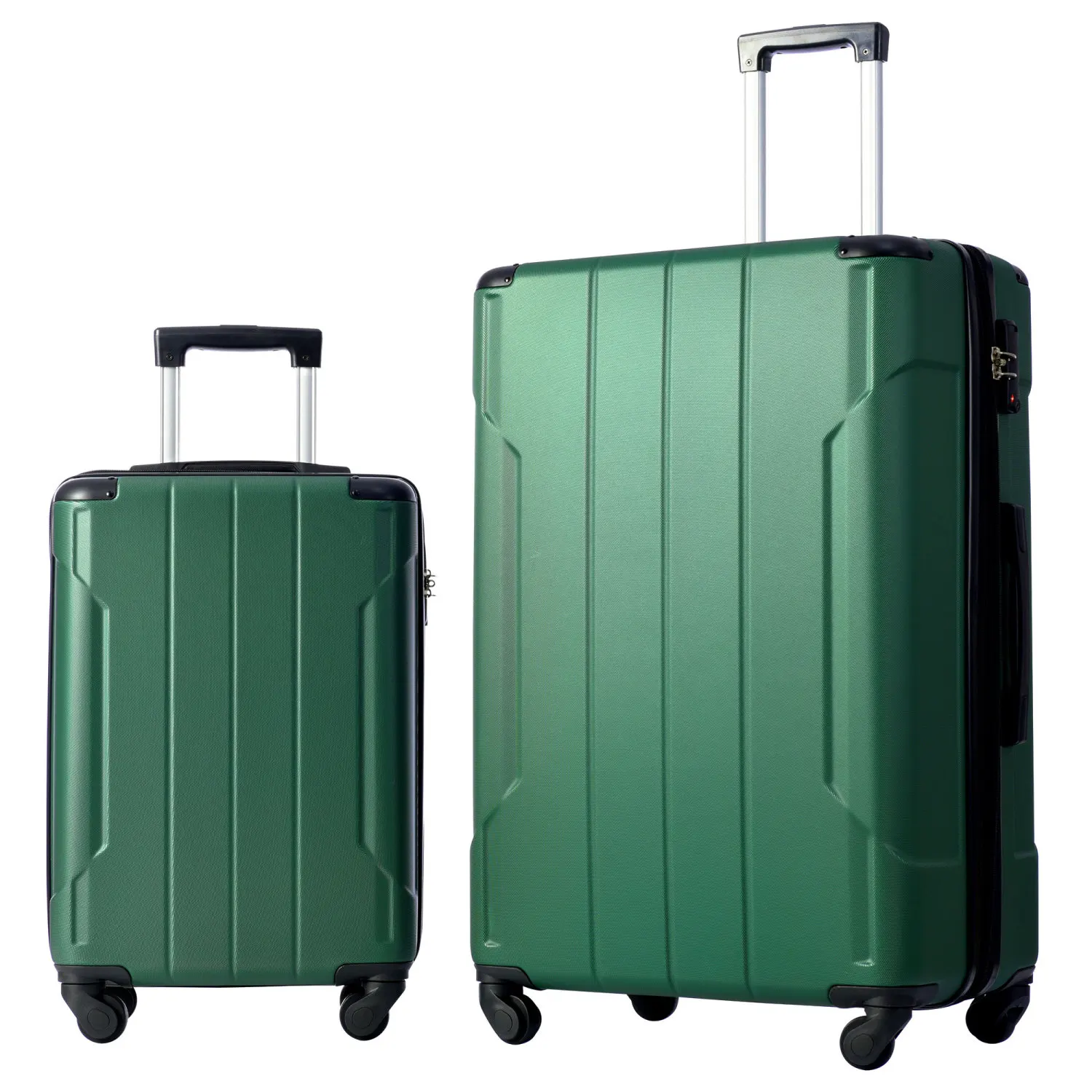 Hardside Luggage Sets 2 Piece Suitcase Set Expandable with TSA Lock Spinner Wheels for Men Women