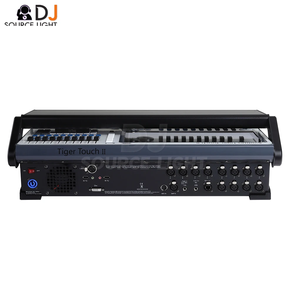 Schermo pieghevole a doppio schermo I7 Tiger Touch II Console DMX versione Lastest sistema V16 Controller di illuminazione scenica Dj Disco Concert