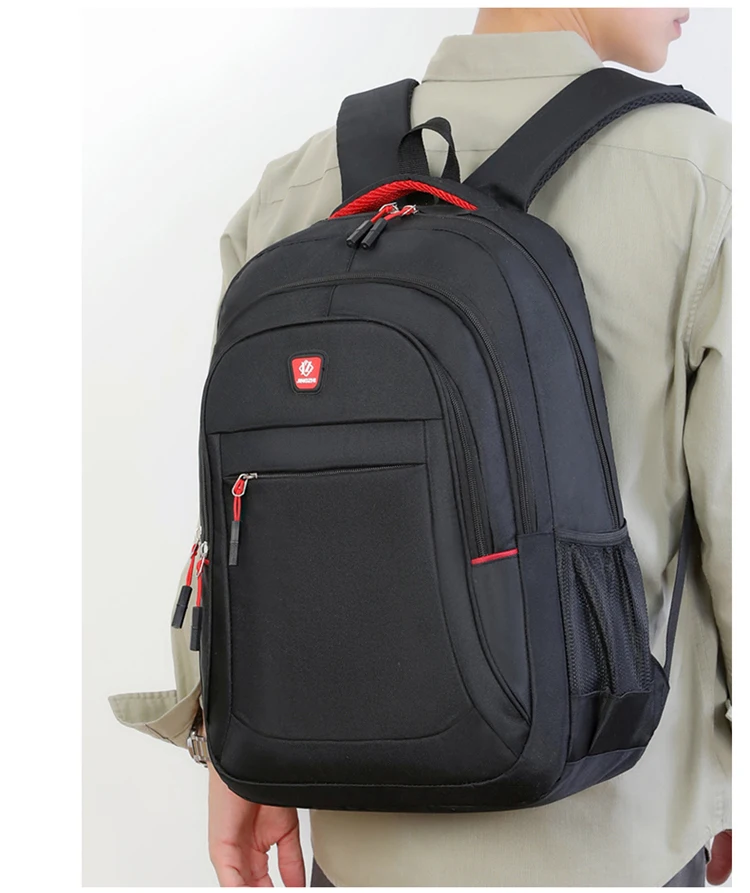 Backpack Men and Women Oxford Cloth Backpack Large Capacity Junior High School Student Backpack Men's Travel Backpack