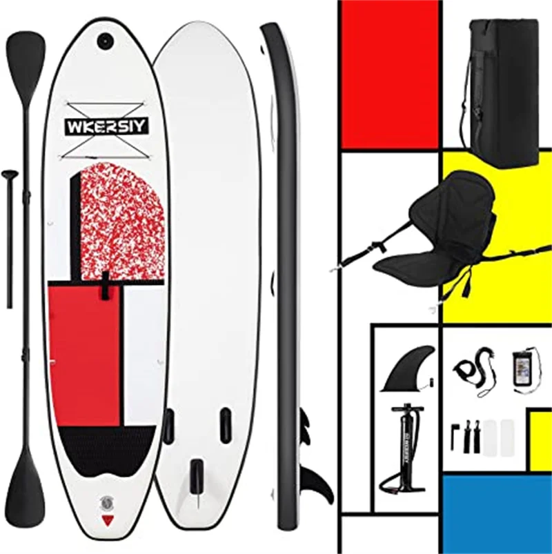 Paddle Board Opblaasbare Paddle Board Sup Stand-Up Paddle Board Kajak Accessoires Rugzak Paddle Leash Pomp Antislip dek