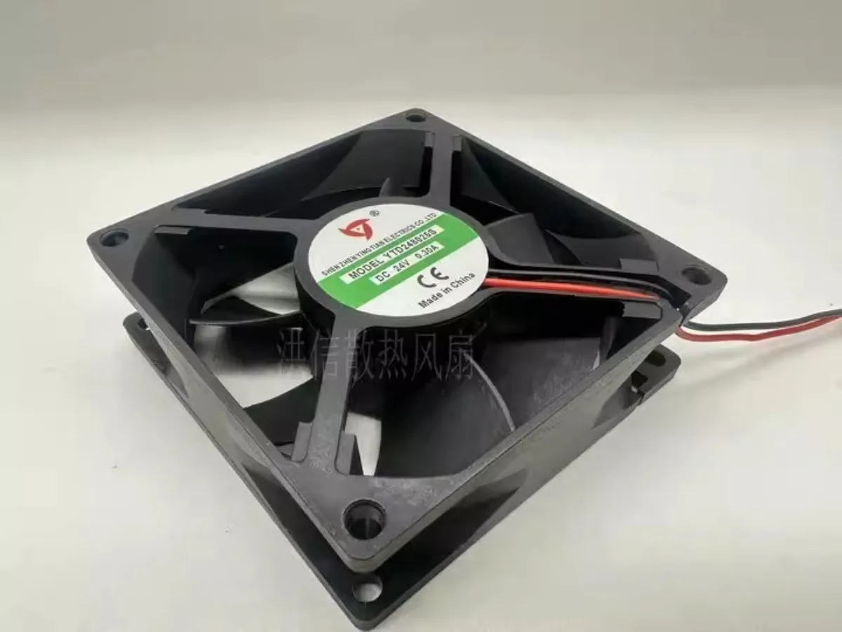 1PCS for YTD248025S 8025 DC24V 0.3A 8CM 2-wire Inverter Cooling Fan
