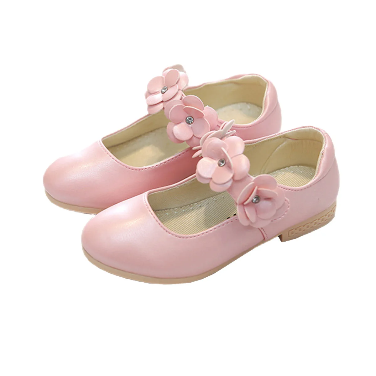 

1 Pair Children Sole Shoes Fashion Flower Shoes Kids Adorable Shoes Shoes (Pink, Size 26, EU27, US9.5, UK10)