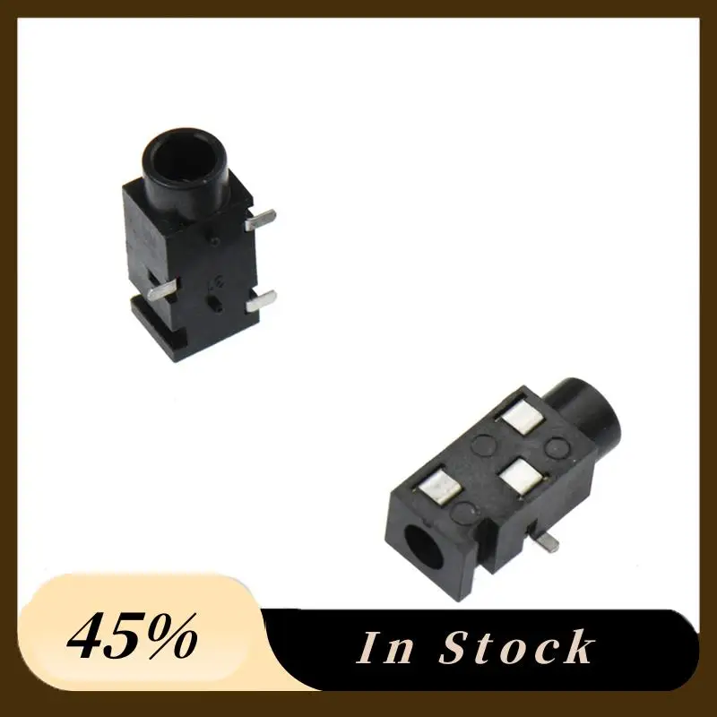 A60z100pcs 3.5MM Headphone Audio Socket 3/4Pins Audio Interface DIP/Smdmay
