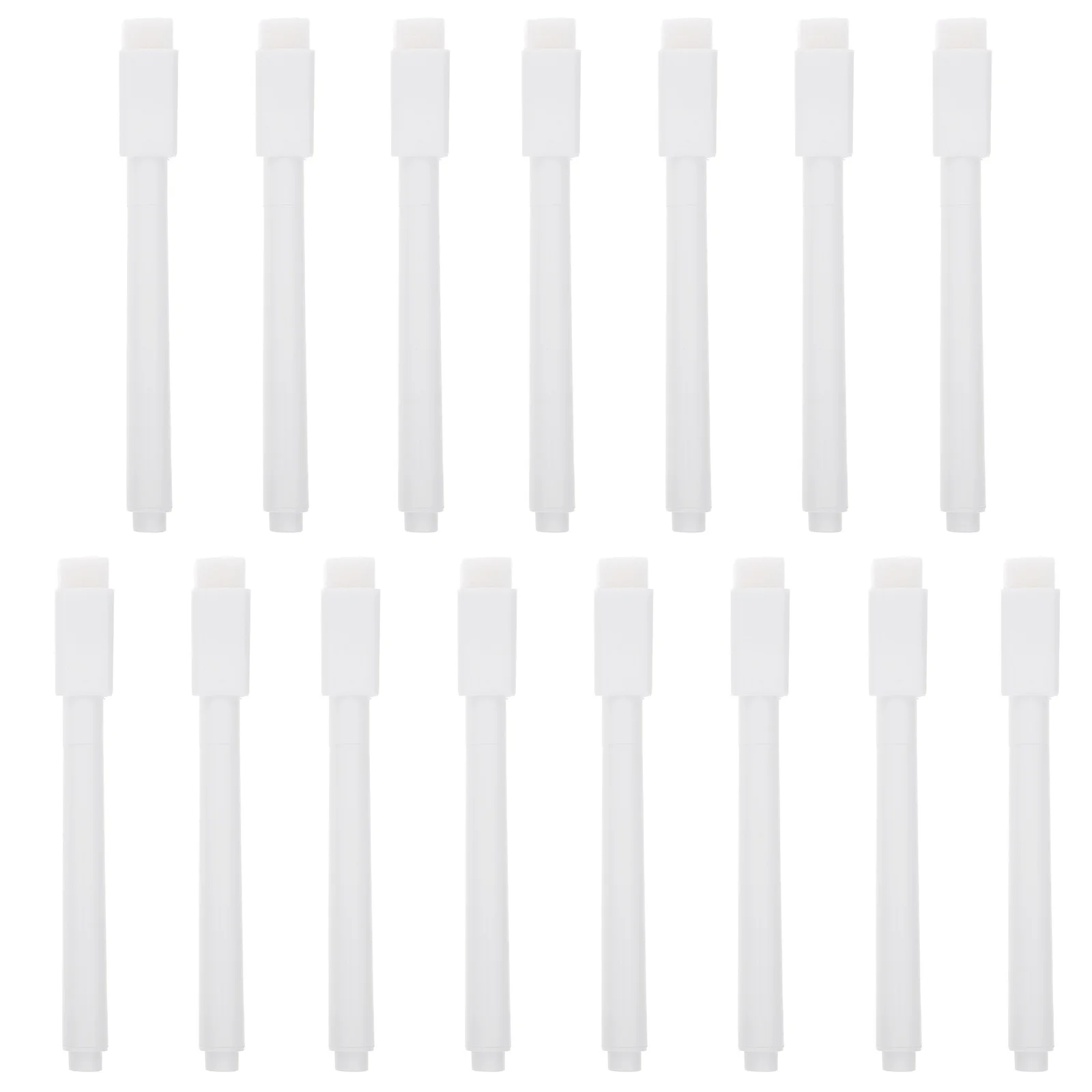 

15Pcs White Chalk Pens With Brush White Chalk Marker Erasable Blackboard Pens Plastic Liquid Chalk Markers Chalkboard Pens