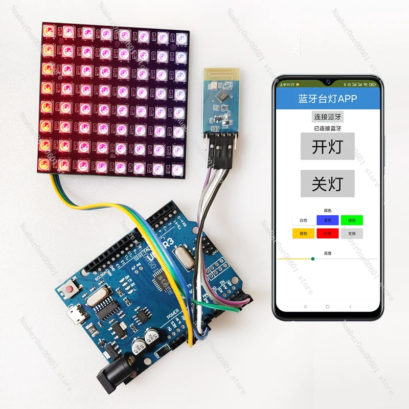 Control Light Strip Bluetooth Smart Light DIY Kit Microcontroller