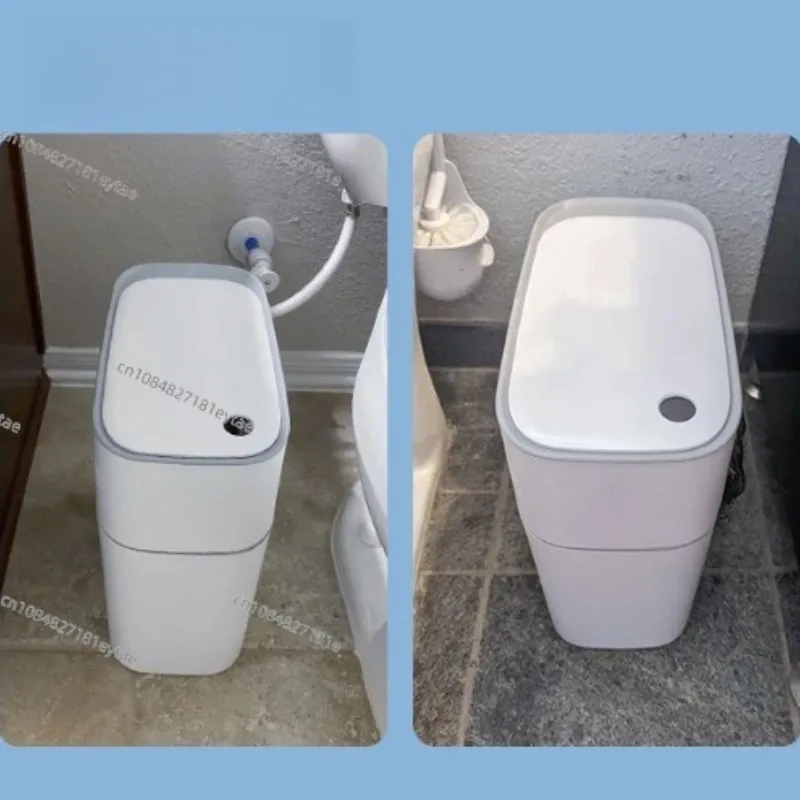Joybos Smart Induction Trash Can Popular ABS Rectangular Garbage Bin for Indoor/Outdoor/Bedroom/Bathroom Use Modern Design