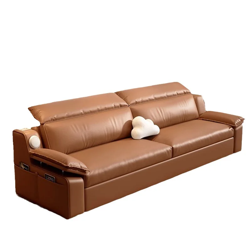 

Multifunctional sofa bed retractable folding modern small apartment living room cat claw cloth sofa dual-purpose