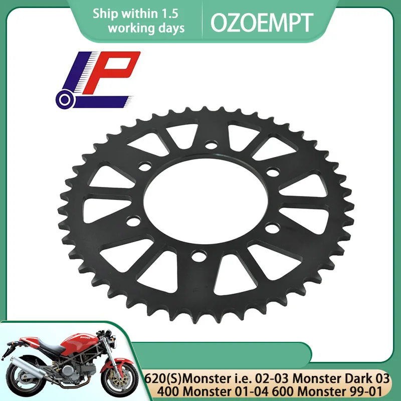 

Задняя звездочка мотоцикла OZOEMPT 520-46T, подходит для 400 Monster 01-04 600 Monster 99-01 620 (S), например, Monster 02-03 Monster Dark 03