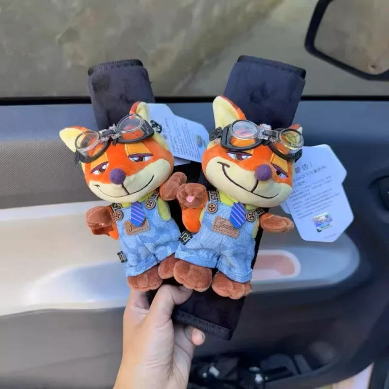 

Disney Zootopia Judy Nick birthday gift, cute car seat belt shoulder pad interior decoration