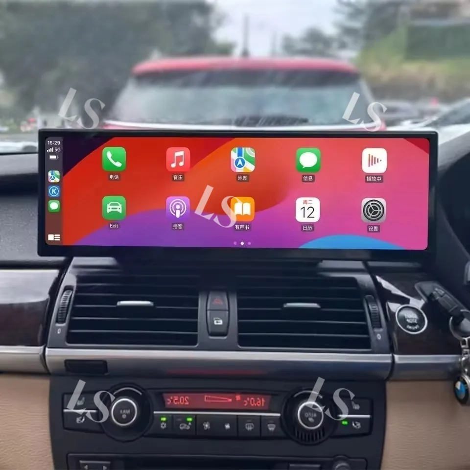 

14.9inch Android 14 Screen For BMW X5 X6 E70 E71 CCC CIC 2007-2013 Stereo Car GPS Navi Multimedia Video Player Autoradio Carplay