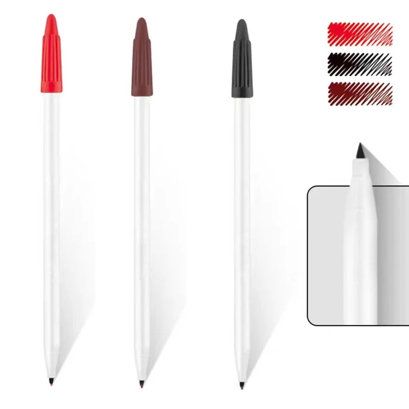 Microblading Eyebrow Tattoo Marker Pen Waterproof Semi Permanent Makeup Brow Positioning Pencil Surgical Skin Tattoo Scribe Tool