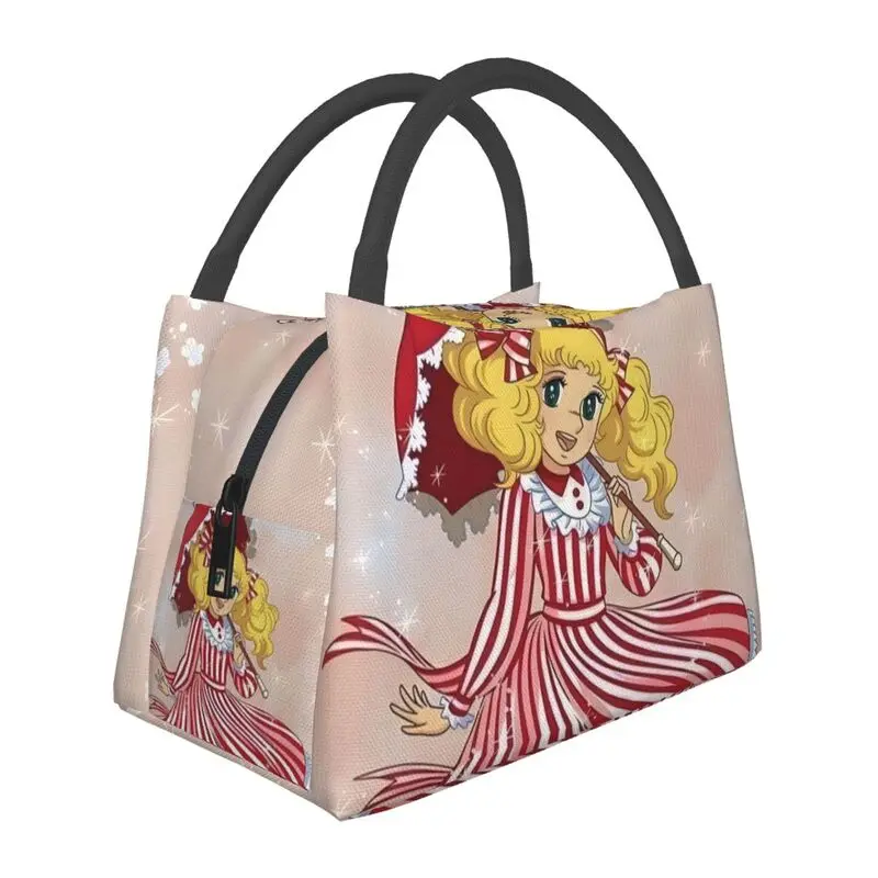 

Candy Candy Animated Anime Movies Insulated Lunch Bags for Work Office Portable Cooler Thermal Bento Box Women