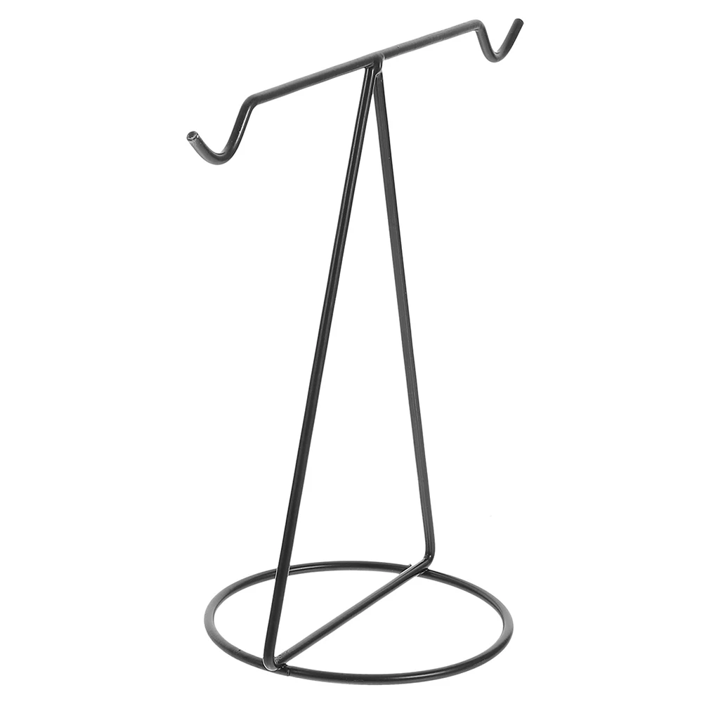 

Металлическая подставка для ювелирных изделий, черный держатель из железной проволоки, Т-образная стойка-органайзер для домашнего розничного использования, держатель для ювелирных изделий для женщин