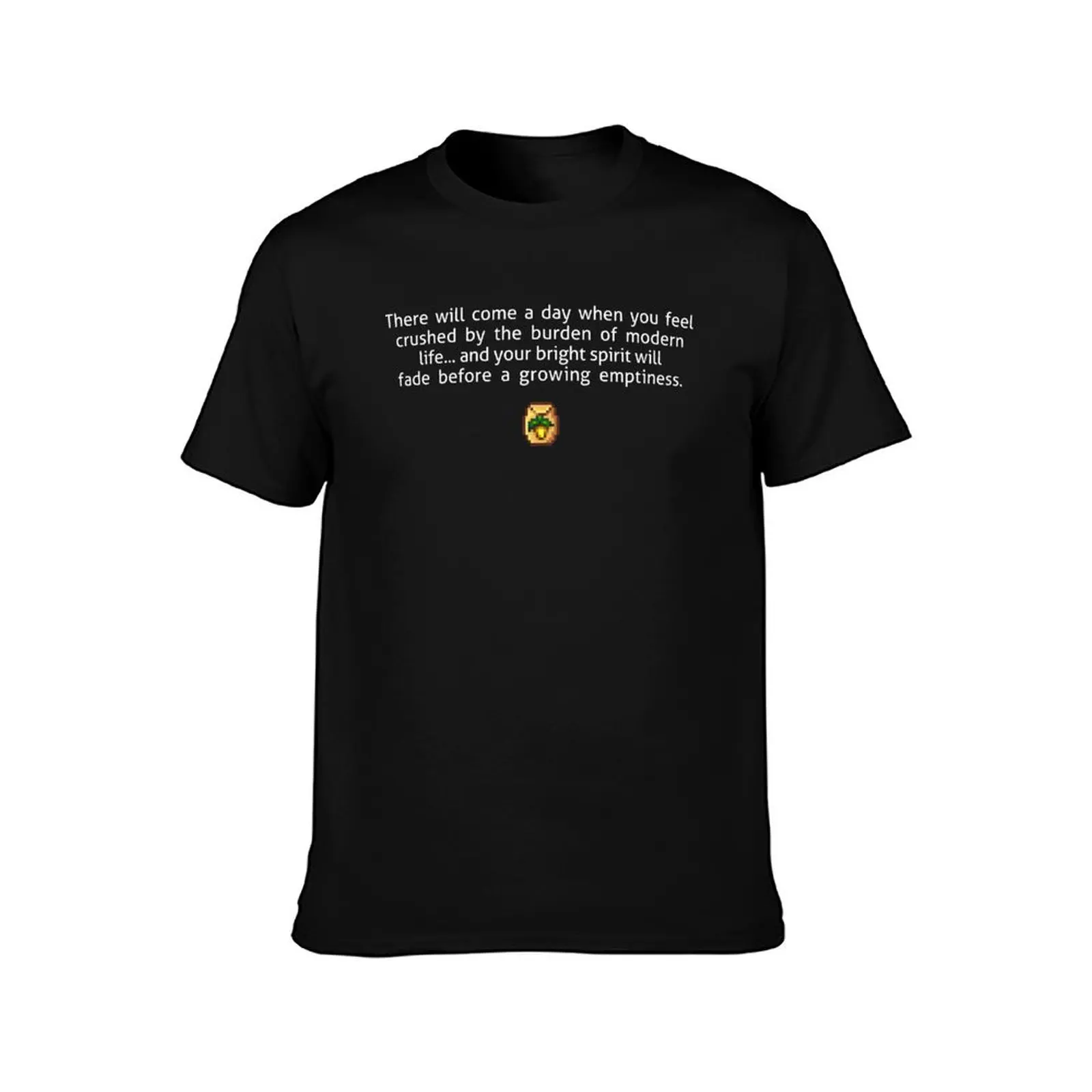 Stardew Valley - A Growing Emptiness T-Shirt Sweat Resistant Workout Tee Shirt