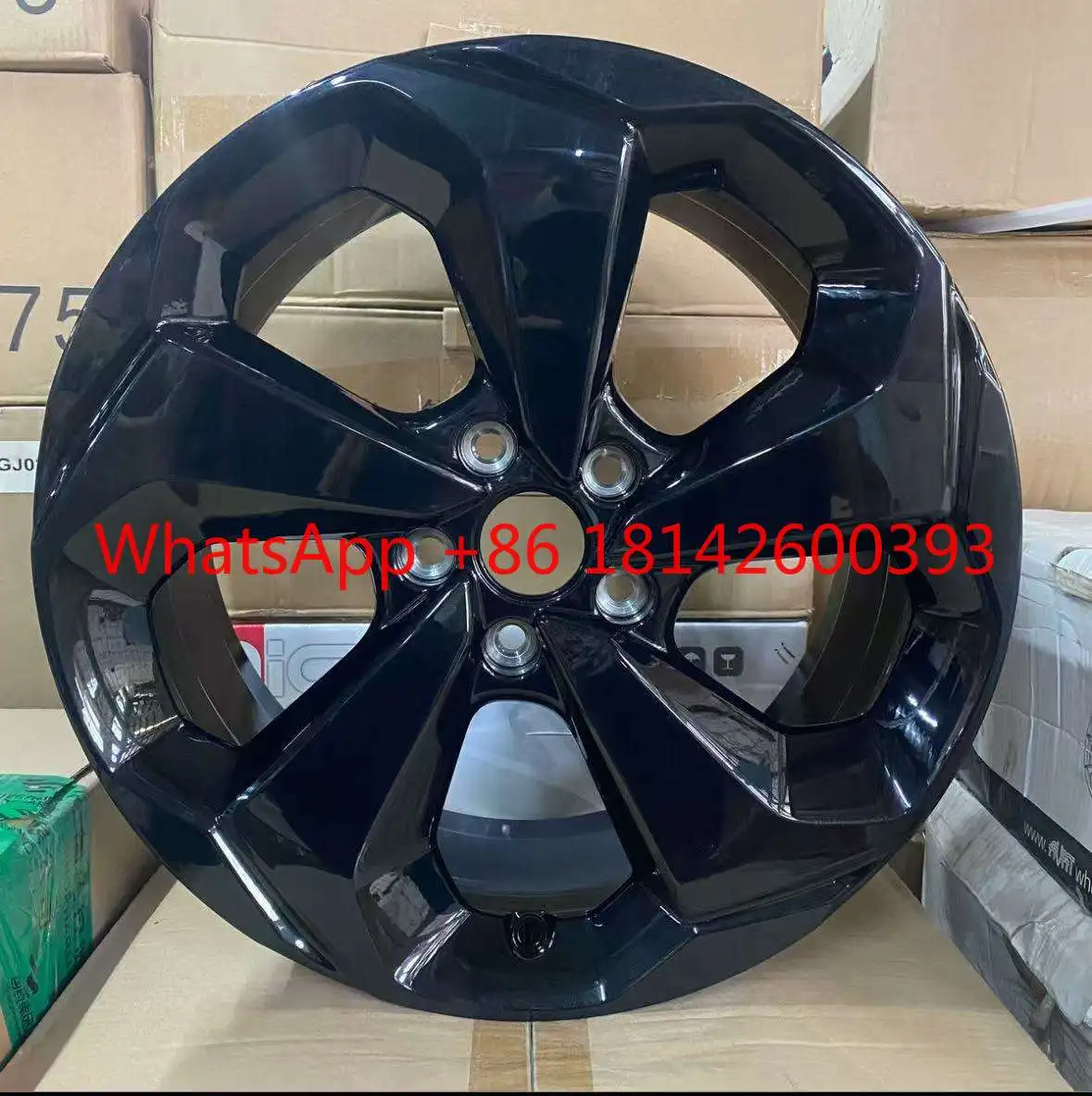 R18 R19 R20 Gloss Black Sport Casting Alloy Wheels 5 Holes 100mm PCD 73.1 Hub 8.5J ET15 Fit CR-V