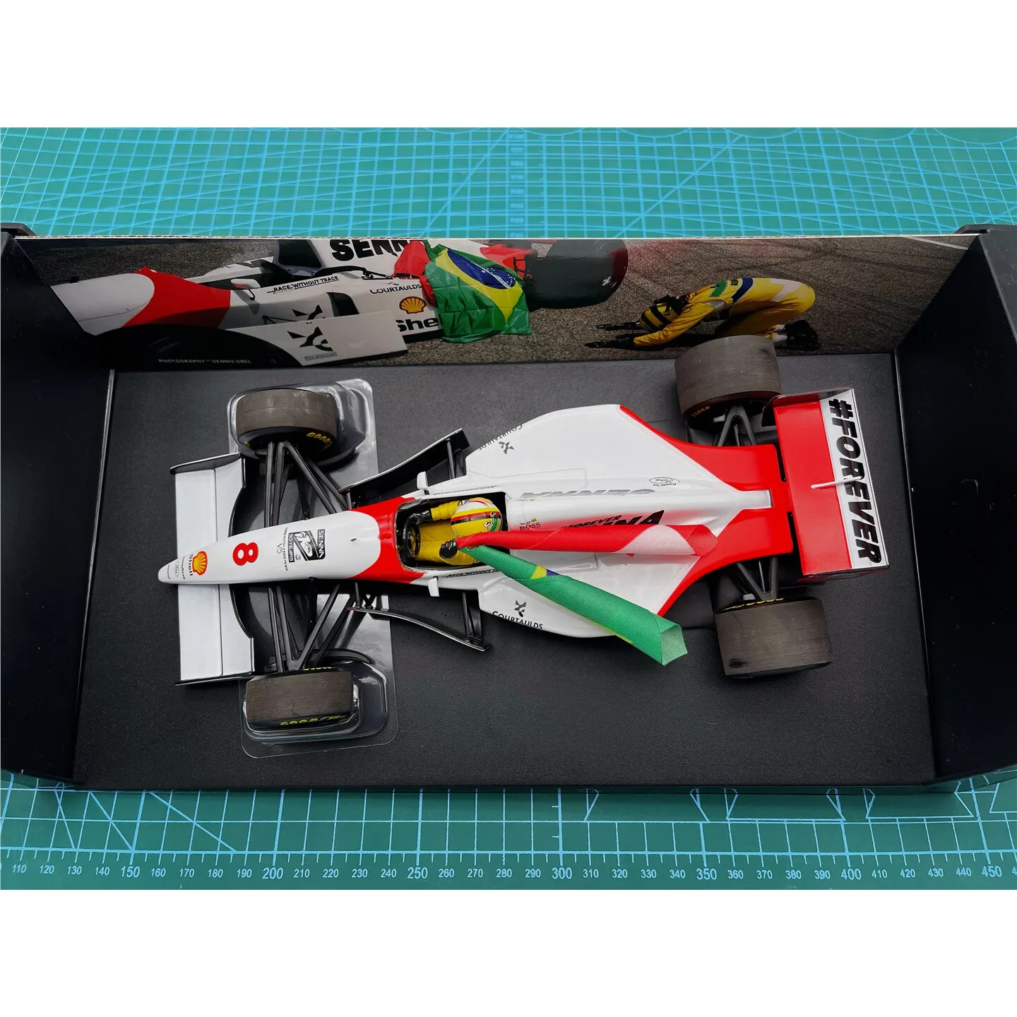 

Minichamps 1:18 F1 MP4-8 Vettel Imola 2024 Simulation Limited Edition Resin Metal Static Car Model Toy Gift