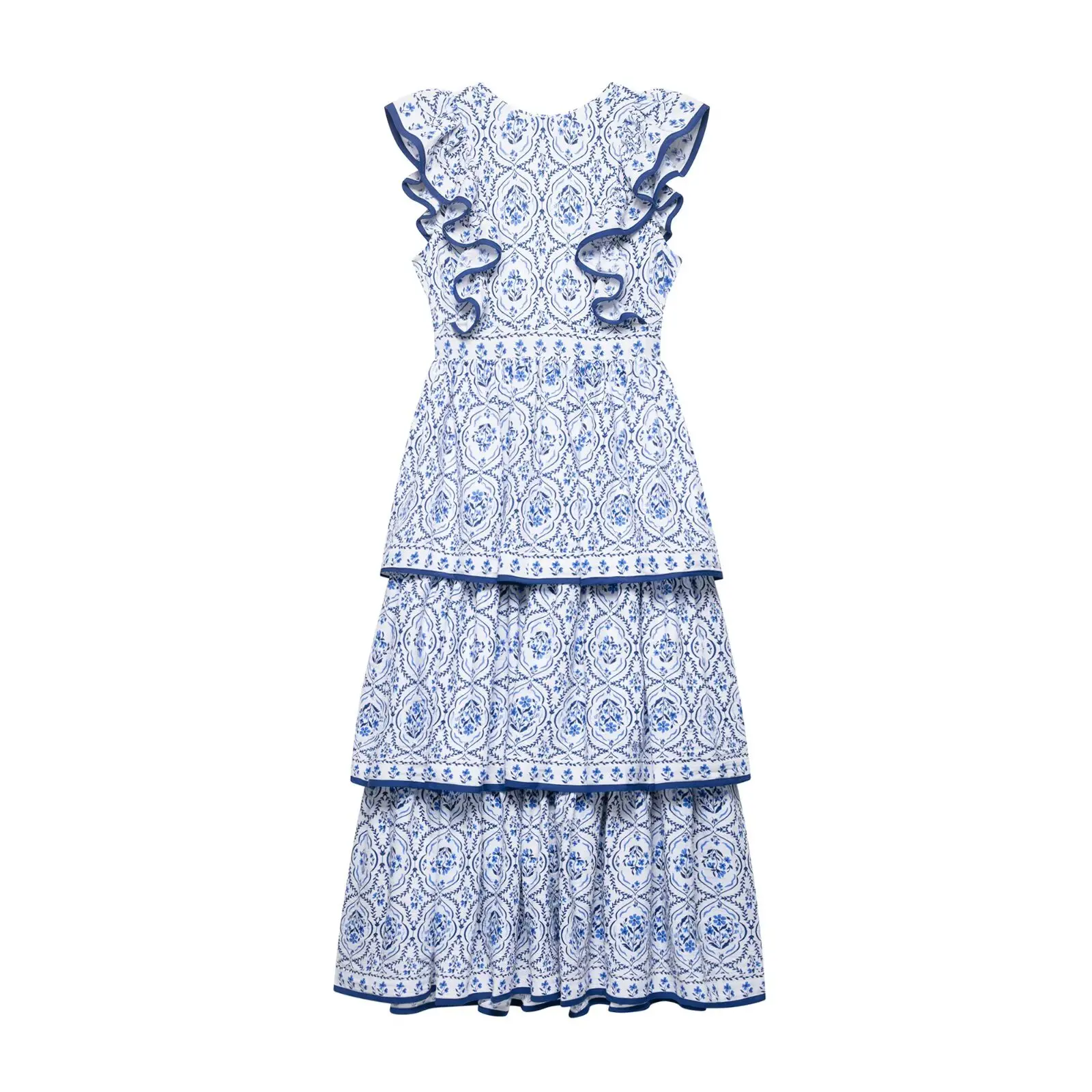 

Korejepo 2025ドレス New Women Clothing European American Style Fashionable Simple Casual Pleated Layered Dresses
