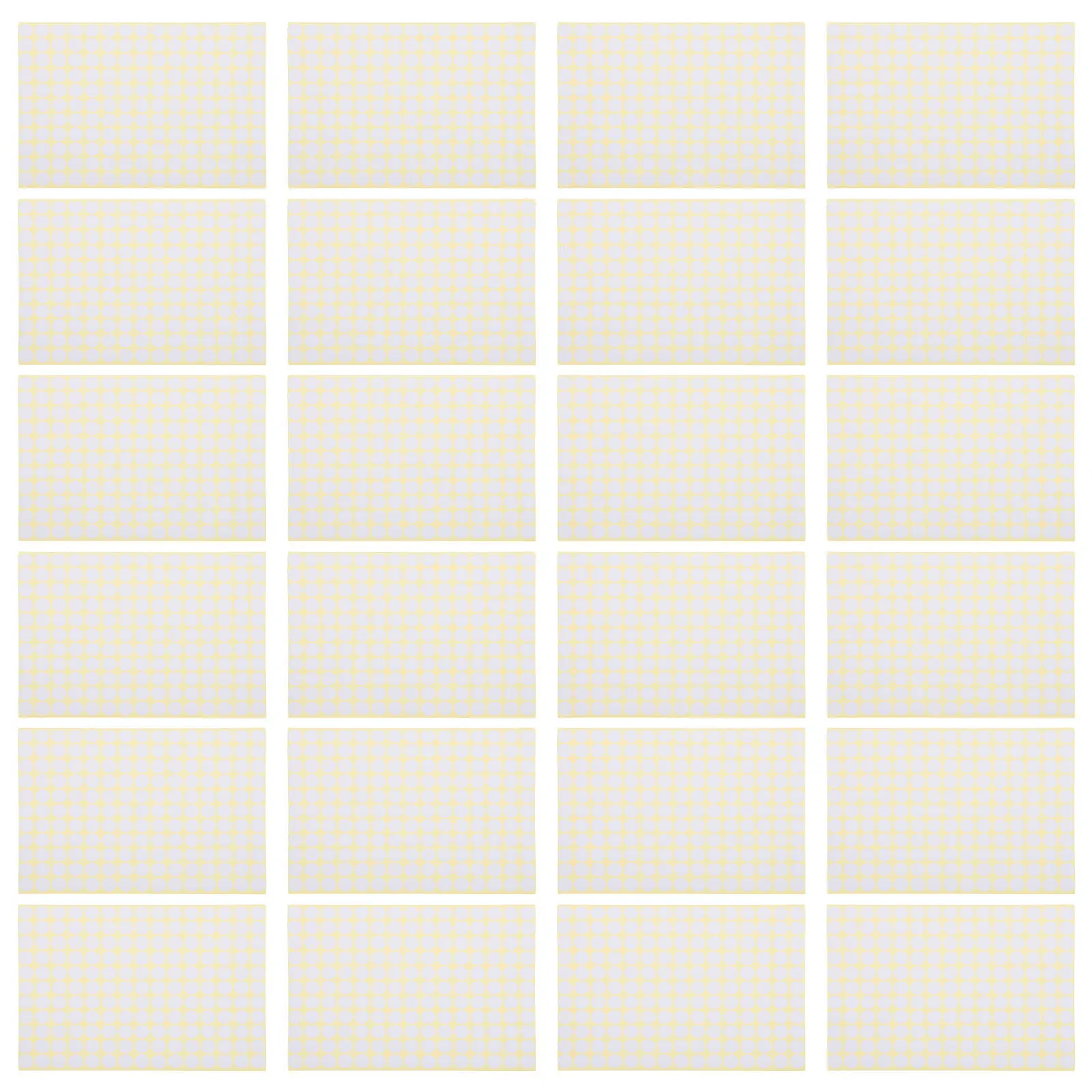 7425Pcs Mini Round Blank Sticker Labels White 10Mm Writable Self Adhesive Essential Oil Bottle Caps Office School Home