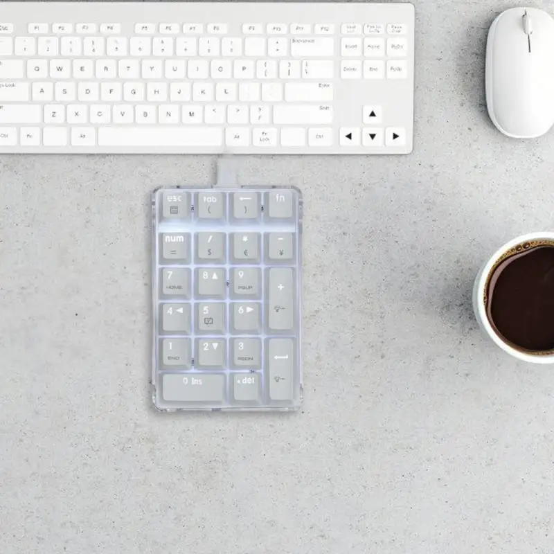G6DD المتانة 21key لوحة مفاتيح لوحة مفاتيح مع تصميم مقاوم للماء Numpad