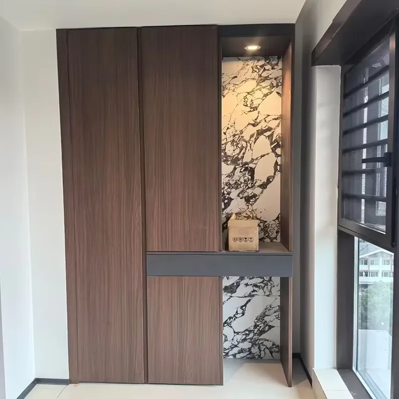 Customized Modern Living Room Display Cabinet: Light Luxury Style - Living Room Decoration and Ornament Display Storage