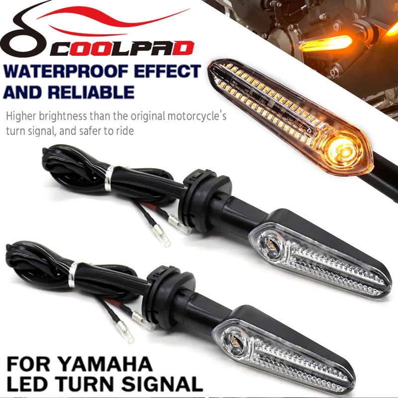 

LED Turn Signal Indicator Light For YAMAHA YZF R1/S/M R6 R25 R3 R15 R125 YBR 125/250 YZFR1 R1S Motorcycle Blinker Front or Rear