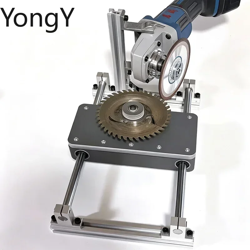 Saw Blade Sharpener, Quick Tooth Sharpening, Multi-functional Angle Grinder Adapter, Woodworking Cutting Edge Sharpening Tool
