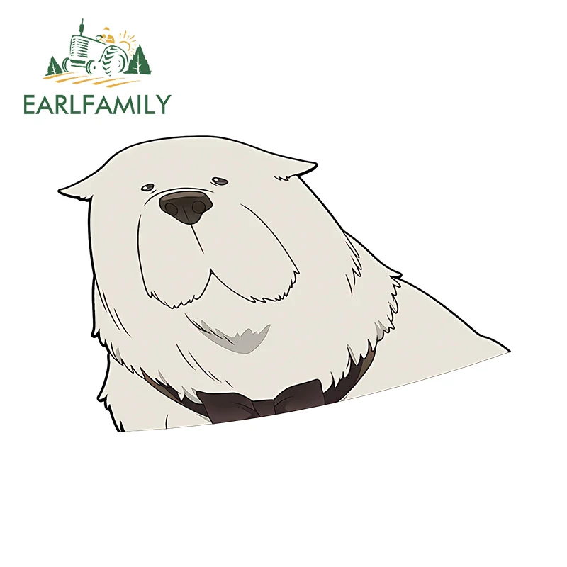 

EARLFAMILY 13 см x 8,5 см Borf PRO Family Chibi Peeker автомобильные аксессуары аниме собака интересные автомобильные наклейки солнцезащитные наклейки