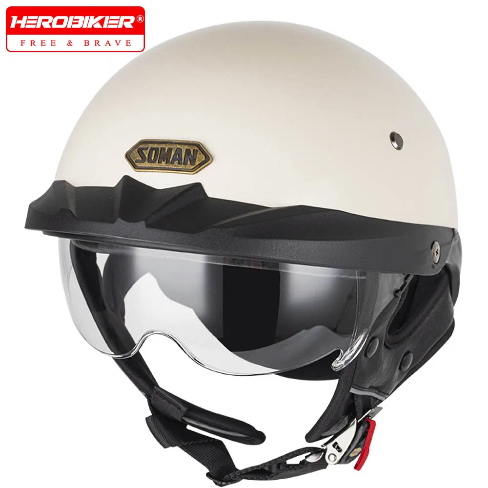 خوذة موتوكروس صيفية نصف خوذات موتو للفصول الأربعة خوذة موتو مضادة للسقوط شهادة DOT