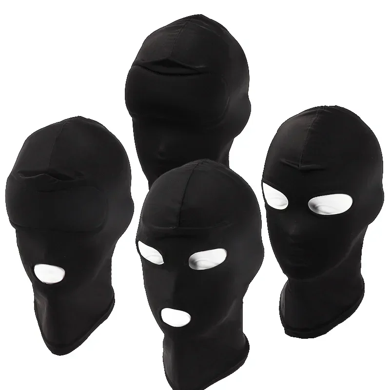 Elastizitätsmaske, Unisex, Standard, nahtlos, Fetischhauben für Cosplay, Maskerade, Partyhut, taktische Gesichtsmaske, taktische Spiele im Freien