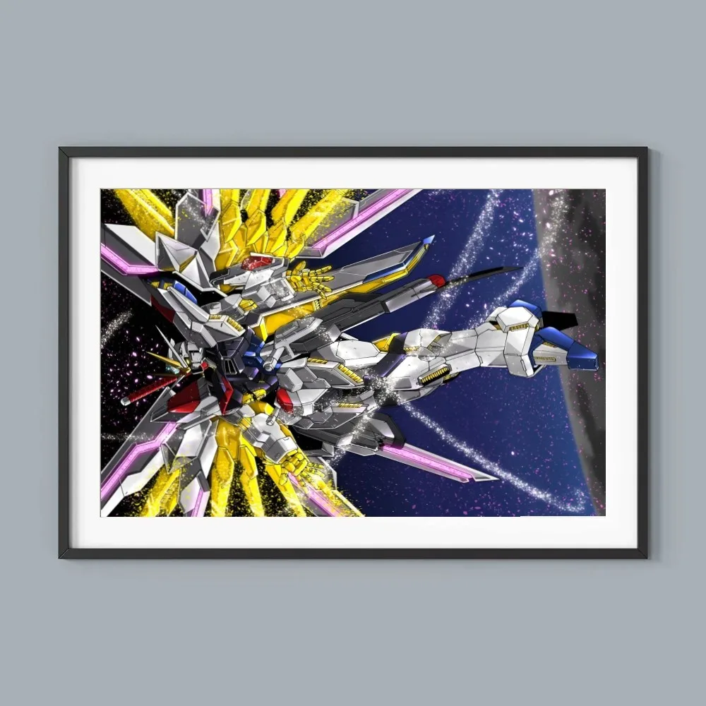 1pc Gundam Poster HD Posters Home Room Bar Cafe Decor Art Wall Painting Picture