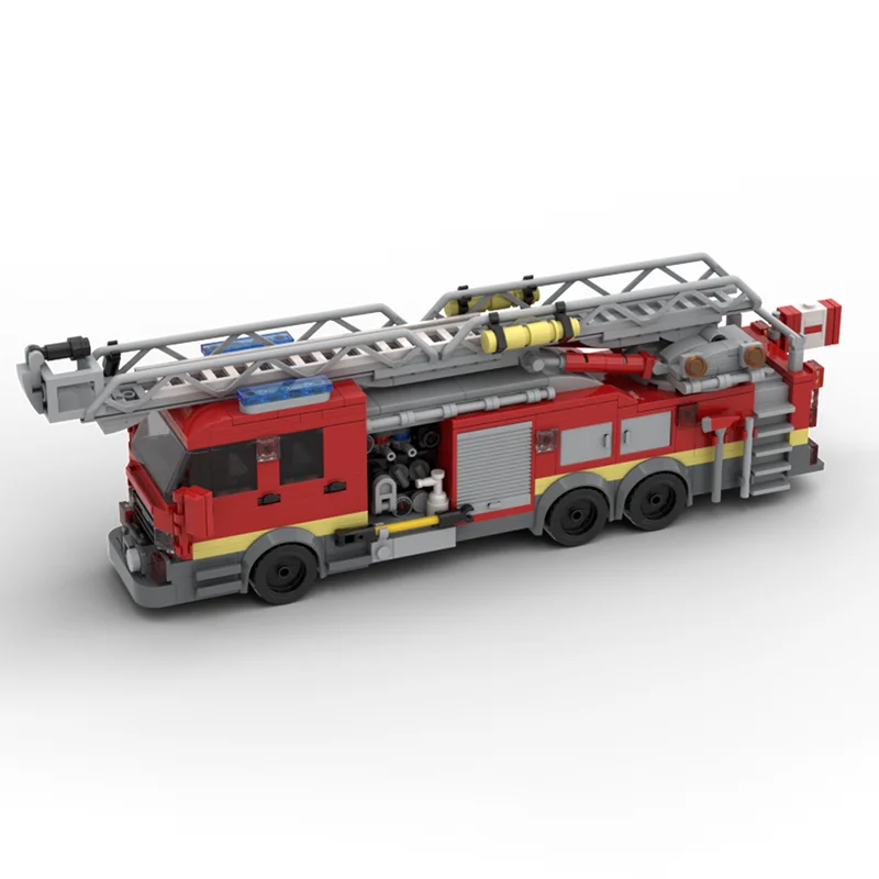 نموذج مكافحة الحرائق Moc قوالب بناء مركبات الطوارئ حزمة وحدات نموذج التكنولوجيا كتل السيارات عيد الميلاد لتقوم بها بنفسك لعبة الهدايا #5