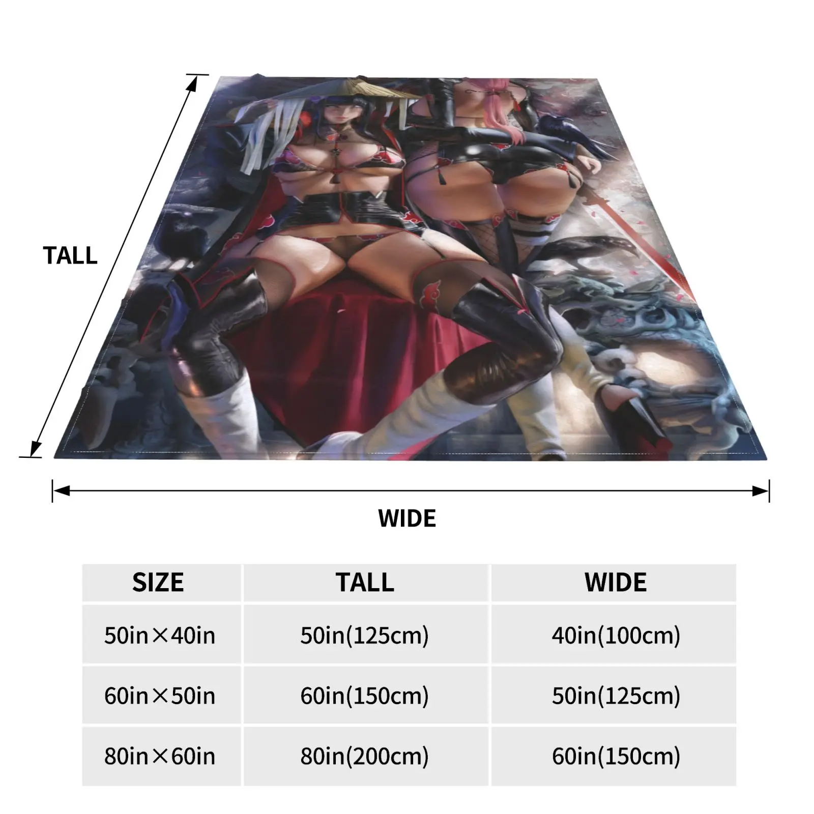 Ninja Narutoes Hentai Blanket Hinata Hyuga Sheets Manga Poster Anime Comic Throws Sexy Naked Girls Blanket HD Printing Bedding