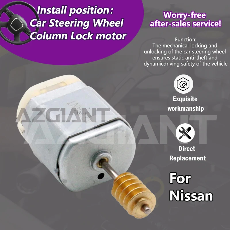 

AZGIANT FC-280PC-22125/20017 3E313465 Car Steering Wheel Column Lock motor For Nissan Tiida C11/Murano/Maxima/Teana Altima MK4