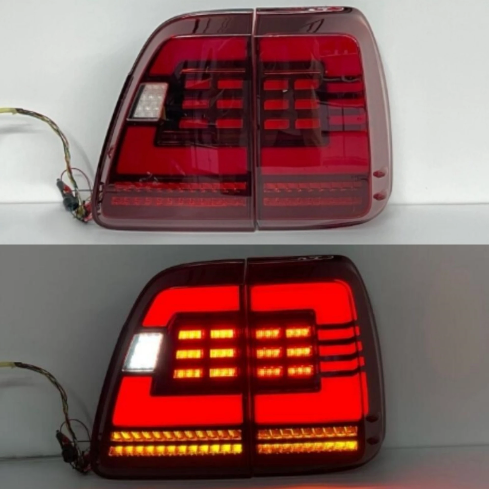 Taillight Assembly for Toyota Land Cruiser LC100 Lexus LX470 Modified Turn Signal Brake Light Backup Lamp Car Accessories