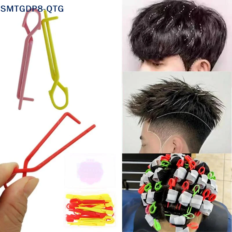 Hot 20pcs Hair Salon Perm Clips Anti-slip Positioning Clip Air Bangs Hair Clip Men's Texture Styling Position Clamps