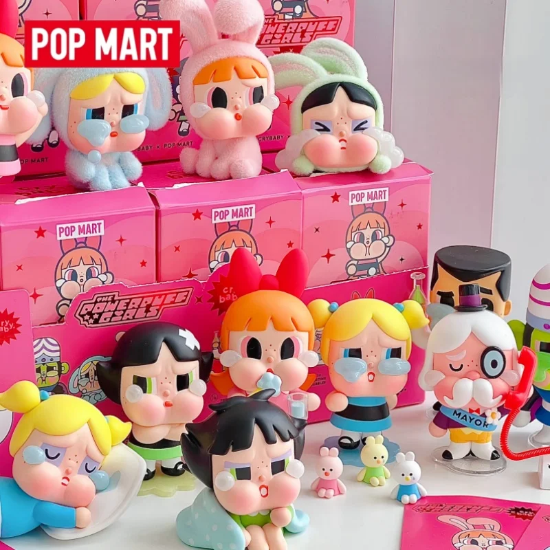 Heiß begehrte Original Popmart Crybaby X Flying Apsaras Little Police Serie Überraschungs-Blindbox – Weinendes Baby als Hand- und Tischdekoration, Geschenke