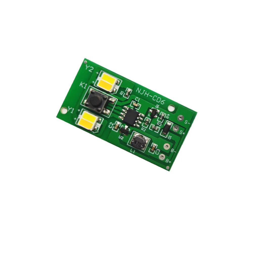 1pc 1.2V Solar Street Light Switch Circuit Board 8 Modes Dual Light Colors Solar Lighting System Accessories