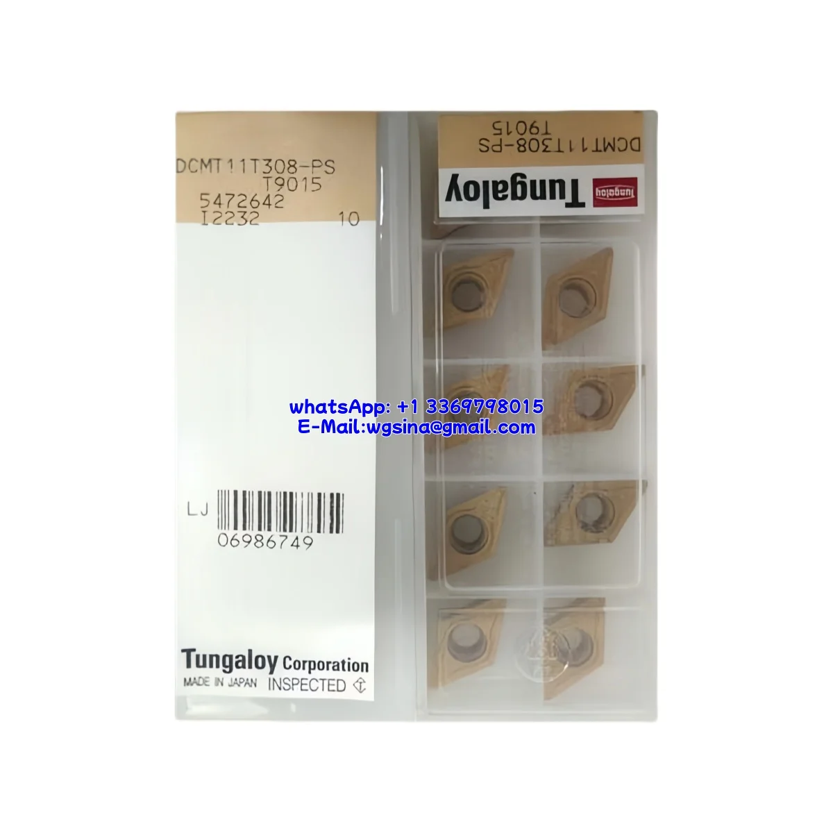 

100% Original DCMT DCM11 DCMT11T3 02 04 08 -PS 24 PSF NS9530 NS530 T9125 AH725 AH905 T9115 Turning Inserts