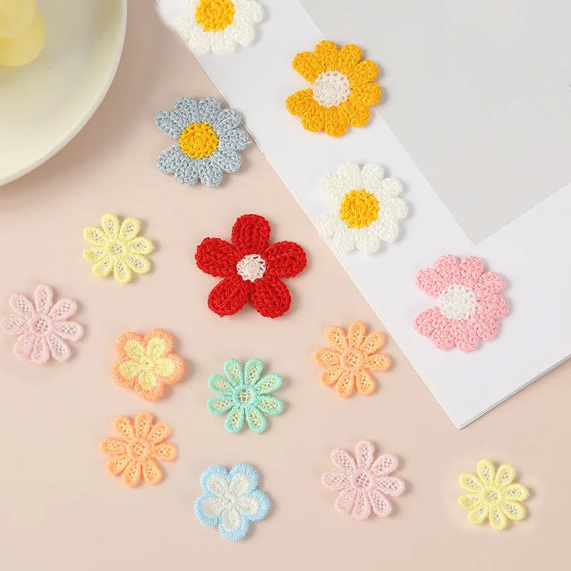 

30Pcs Mini Artificial Flower Korean Small Daisies Floret Pieces DIY Wholesale Hairpin Shoes Bag Accessories Flower Head