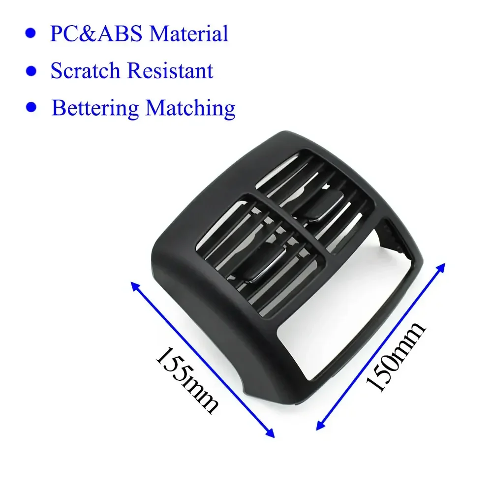 Für Mercedes Benz E-Klasse W211 Hinten Mitte Klimaanlage Vent Outlet Grille Abdeckung Trim AC Roll Räder E200 E230 E300 E350