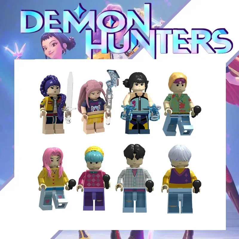 Blocs de construction Kpop Demon Hunters, périphériques, Mini figurines à collectionner pour les Fans, modèles de personnages uniques, cadeau de noël, 2026