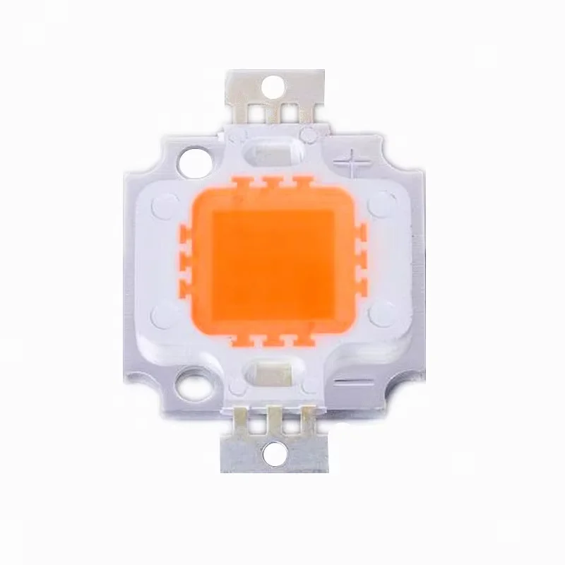 10pcs10W LED COB CHIP high power led Lamp plant growlight full spectrum 400-840nm 30mil Chip 9-11v 900-1050mA