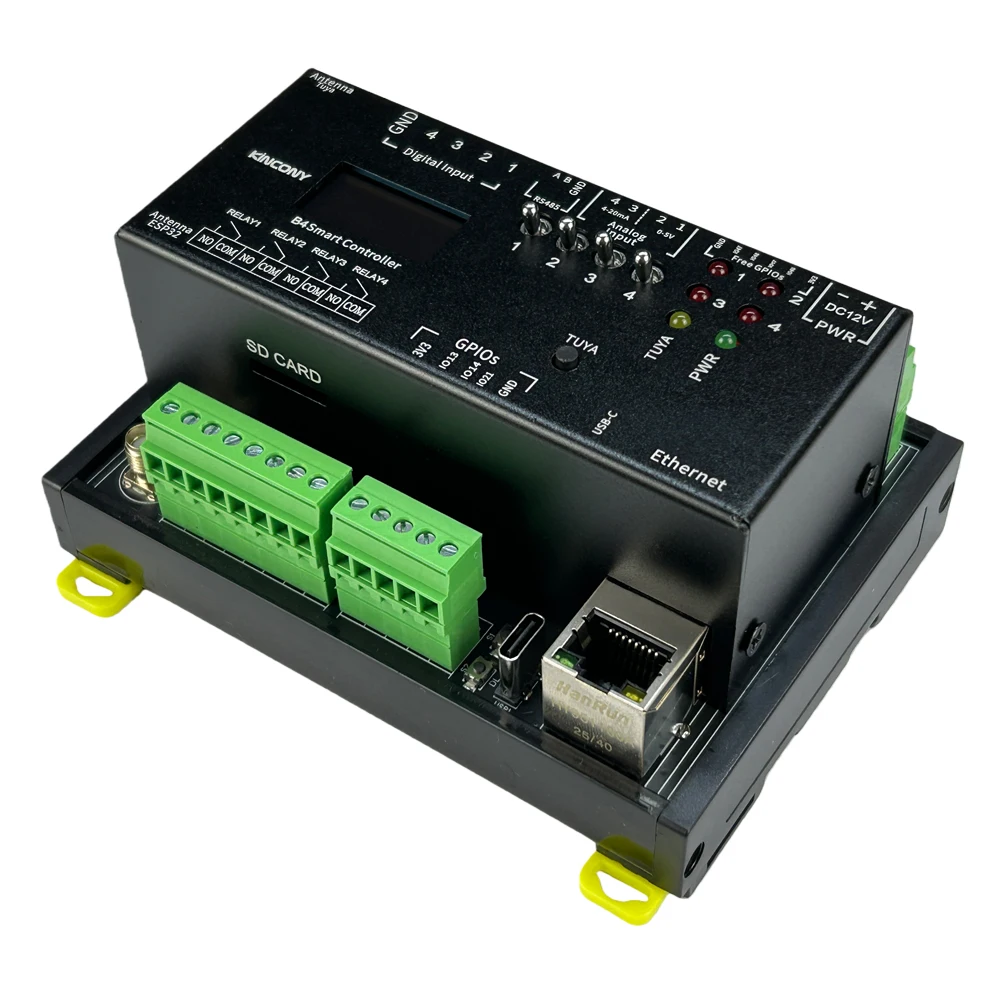 KinCony ESP32-S3 Smart Controller B4 (4CH Relay)