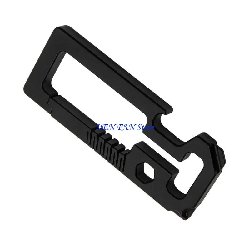 

M89D Держатель для ключей из титанового сплава Открытый инструмент Брелок с открывалкой для бутылок Отвертка Открытый брелок