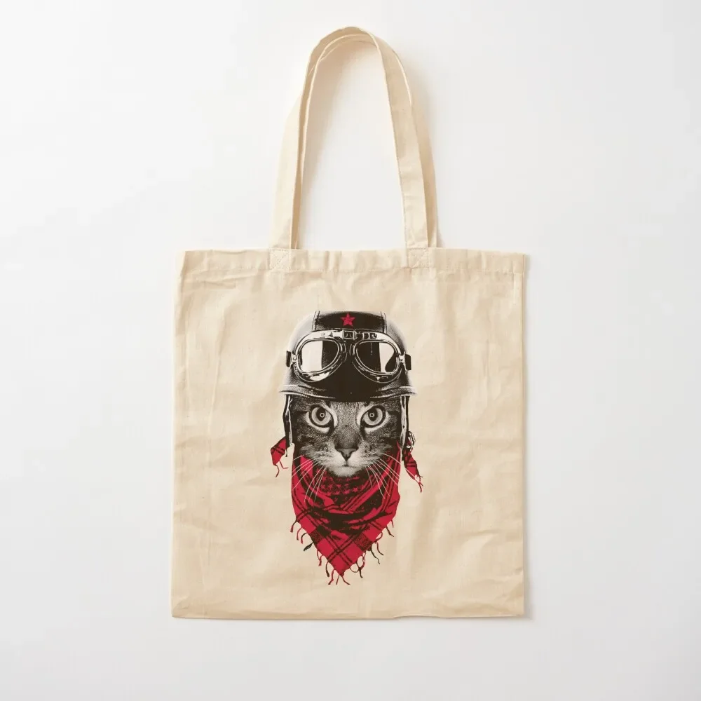 

Adventurer Cat Tote Bag large size bags tote bag custom Tote Bag