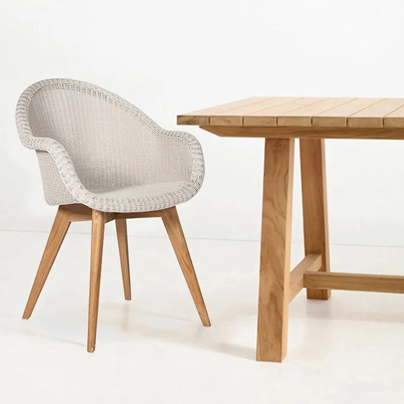 

Leisure outdoor rattan chair balcony table and chair three-piece combination small coffee table simple