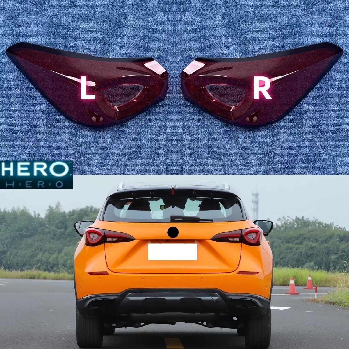 

For MG ONE 2022 2023 Car Accessories Rear Outer Tail Lamp Cover Brake Lights Shell Replace Original Lampshade