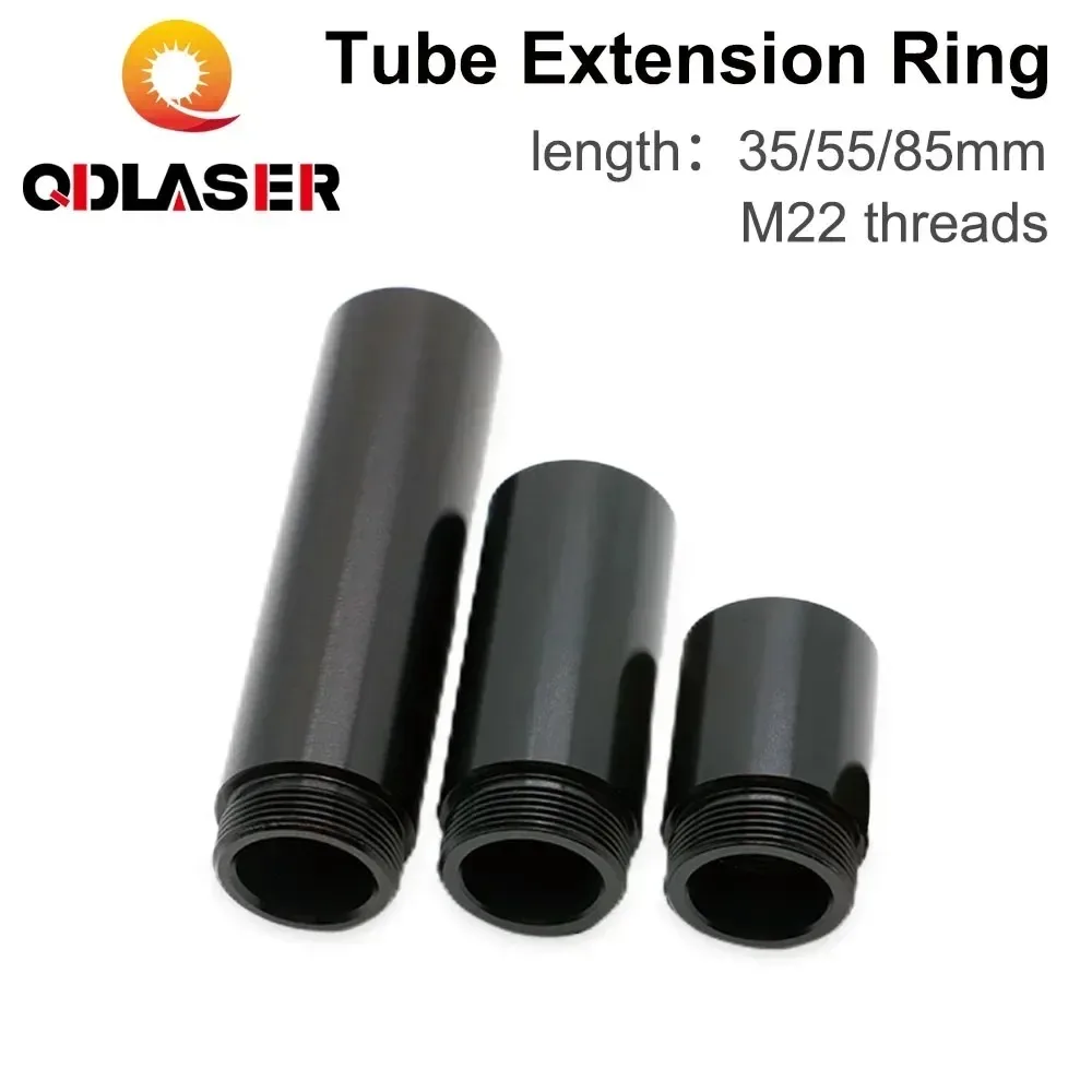 QDLASER CO2 Extension Tube Extension Ring Suit Laser Head O.D.24mm Lens Tube for CO2 Laser Cutting & Engraving Machine