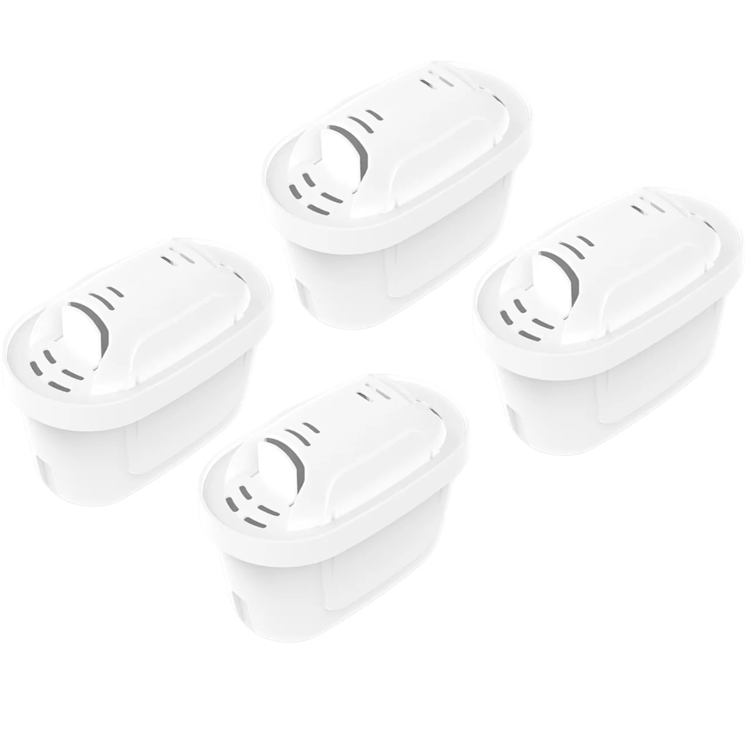 

4 шт. картриджи для фильтров для воды, совместимые с кувшином для фильтра для воды BRITA Maxtra+, сменные картриджи для фильтра для воды