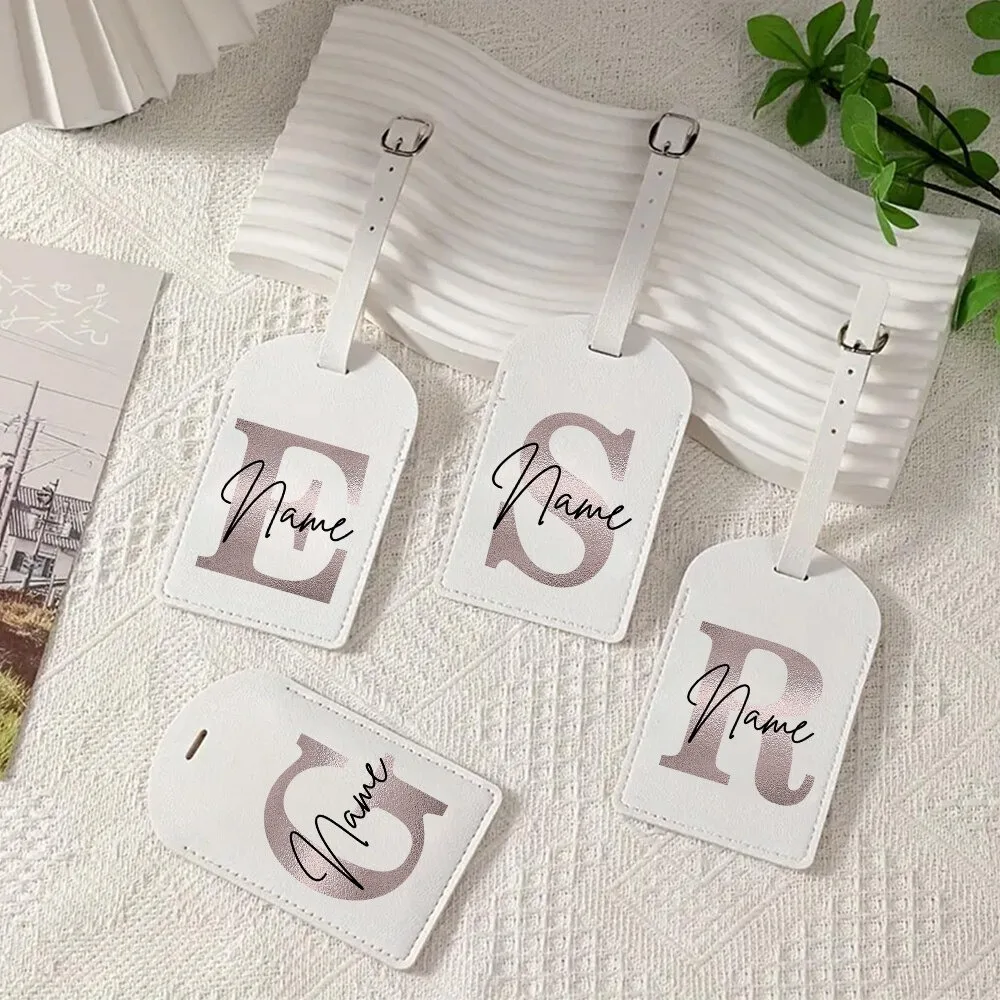 

Personalized PU Luggage Tag Personalised PU Leather for Suitcase Baggage Handbag Tags Travel Bag Label Tag Best Gift